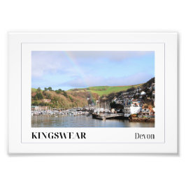 River Dart Rainbow, Kingswear, Devon Fototryck