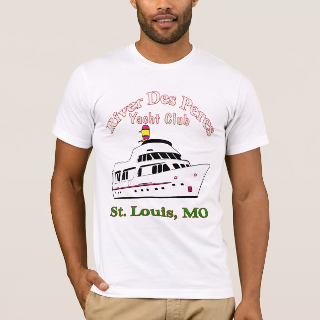 River Des Peres Yacht Klubb T-Shirt (Framsida)