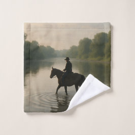 River Ford Shower Curtain - Western Water Landscap