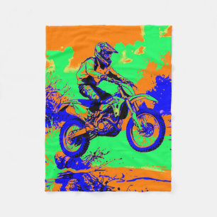 River Hopping - Motocross Rider Fleecefilt