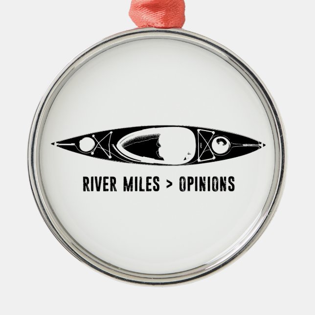 River Miles > Opinions Kayak Julgransprydnad Metall (Framsidan)