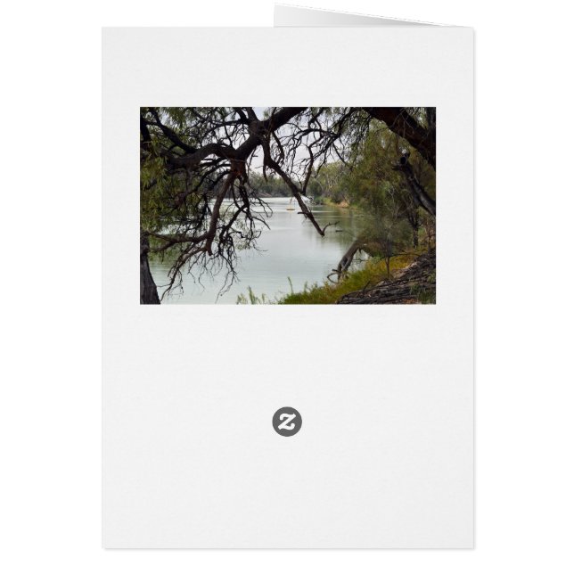 River_Murray,_Australien,_ Hälsningskort (Baksidan)