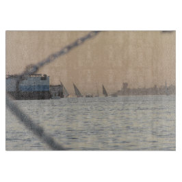 River Nile Sunset Chopping Board