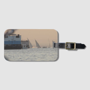 River Nile Sunset Luggage Tag Bagagebricka