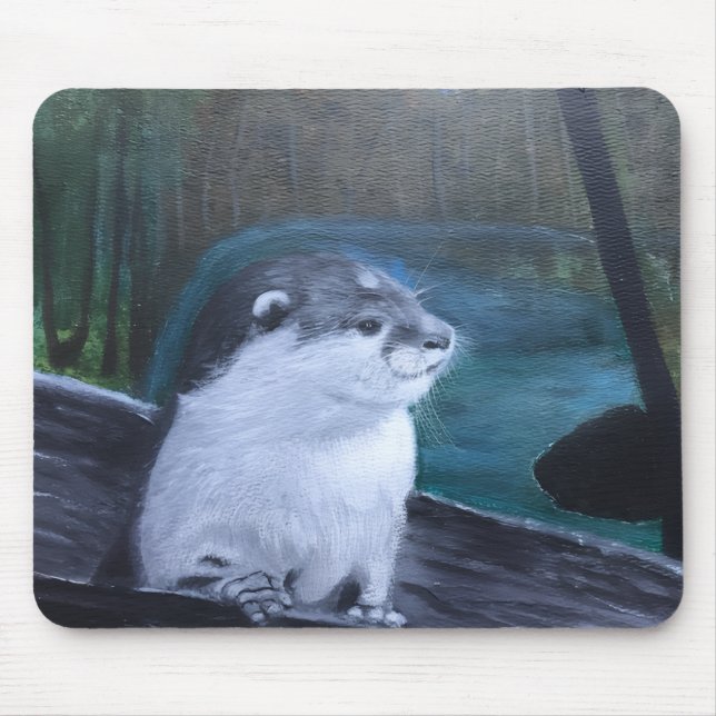 River Otter mousepad Musmatta (Framsidan)