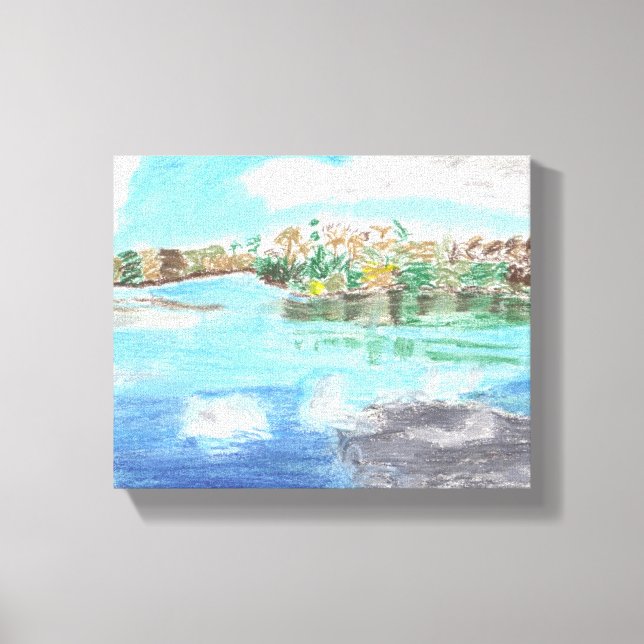 River Park, Port St. Lucie FL. Canvastryck (Framsida)