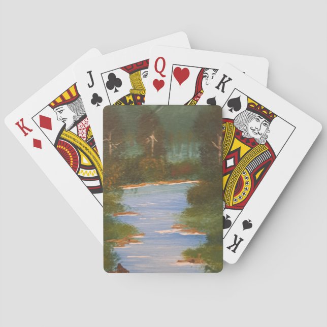 River Playing Cards Casinokort (Baksidan)