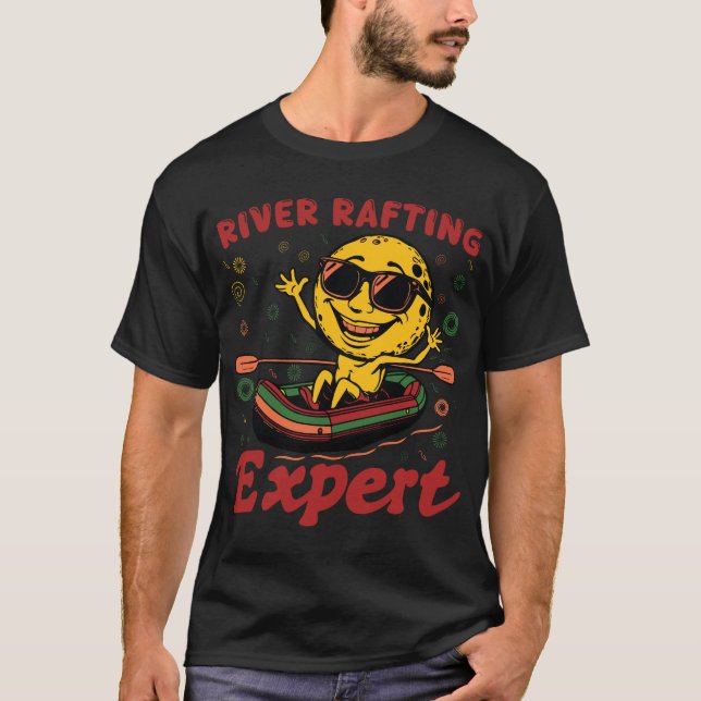 River Rafting Expert T Shirt (Framsida)