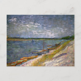 River & Rving Boats Van Gogh Fine Art Vykort