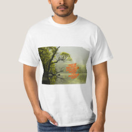 River Side Forest Image - Scenic Waterside Nature T Shirt