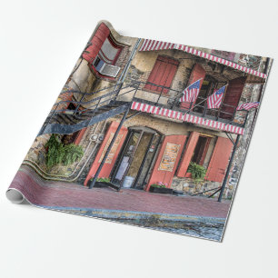 River Street, Savannah Georgia Travel Photography Presentpapper