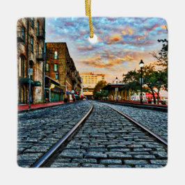 River Street Views Julgransprydnad Keramik