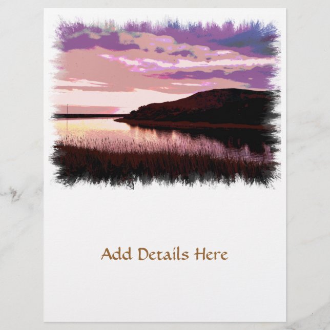 RIVER SUNSET REKLAMBLAD (Framsidan)