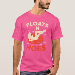River Tubing Flyter och Hoes Vuxen Sommar Flyter T Shirt