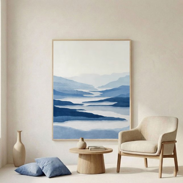 River Valley Abstract Wall Art Poster (Skapare uppladdad)