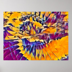 RIVER VATTEN POSTER