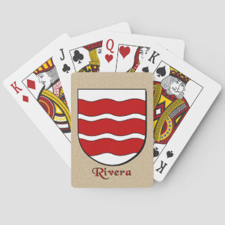 Rivera Heraldic Shield Spel Kort