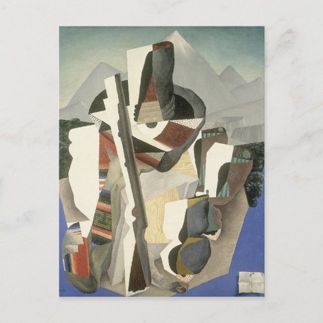 Rivera’s ”Zapata-stil landskap” vykort (Framsida)