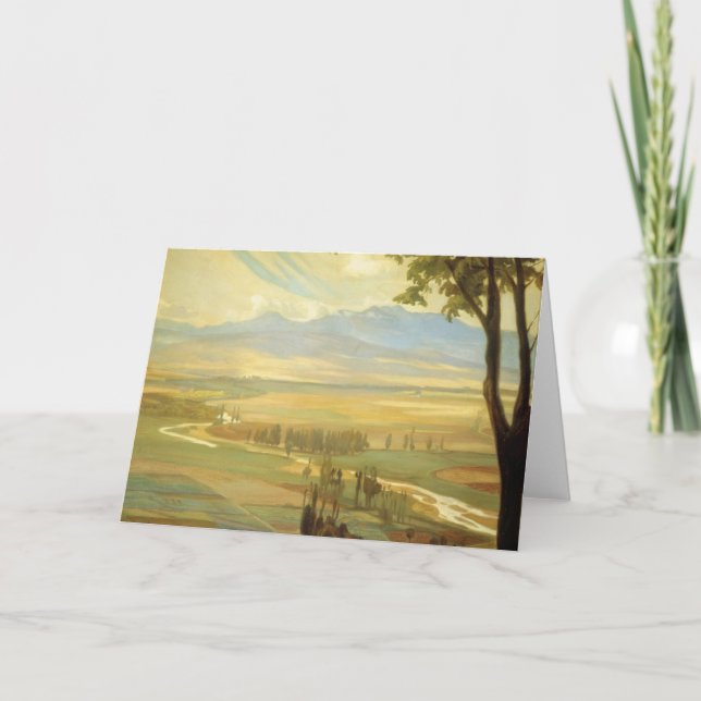 Riveras hälsningskort "Avila Morgon" Kort (Framsida)