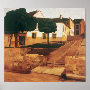 Riveras "Street in Avila" art poster