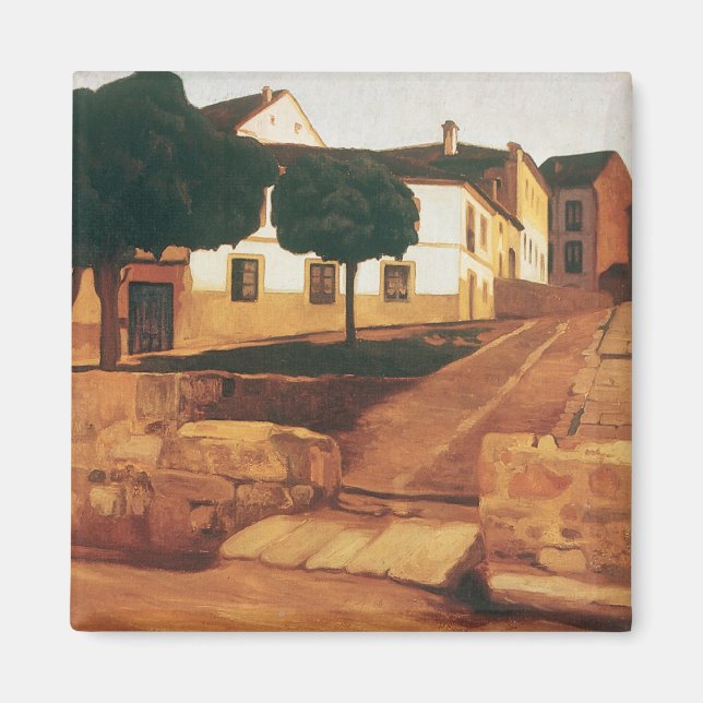 Riveras "Street in Avila" magnet (Framsidan)
