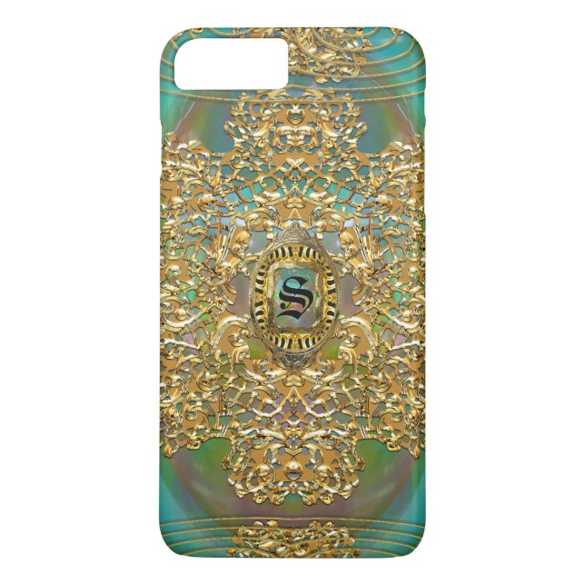 Riverbend Elegant Monogram Featherweight Case-Mate iPhone Skal (Baksida)