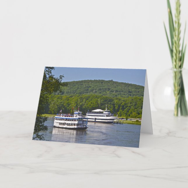 Riverboat Notecard Kort (Framsida)