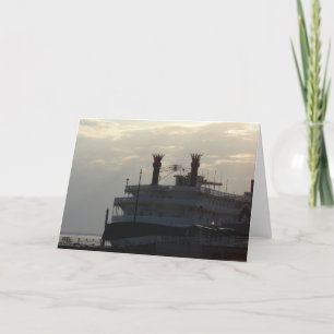 Riverboat Sunset Kort