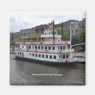 RiverboatSavannah Georgia Magnet