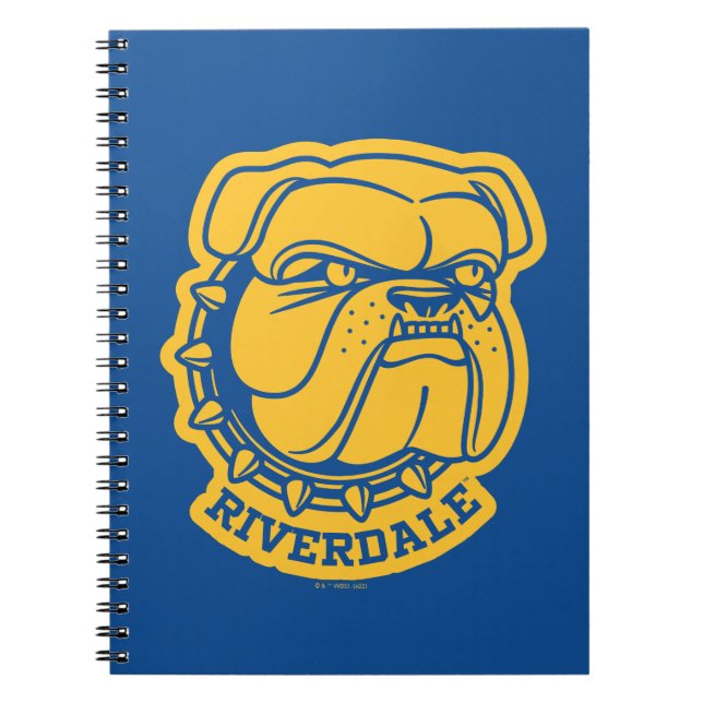 Riverdale Bulldog Head Anteckningsbok (Framsidan)