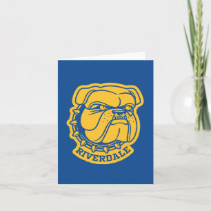 Riverdale Bulldog Head Anteckningskort