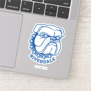 Riverdale Bulldog Head Klistermärken