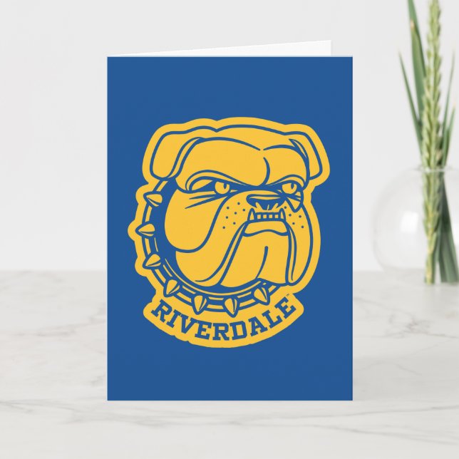 Riverdale Bulldog Head Kort (Framsida)