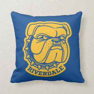 Riverdale Bulldog Head Kudde