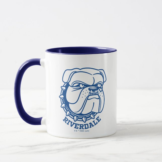 Riverdale Bulldog Head Mugg (Vänster)
