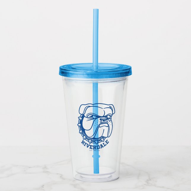 Riverdale Bulldog Head Take Away Mugg (Framsida)