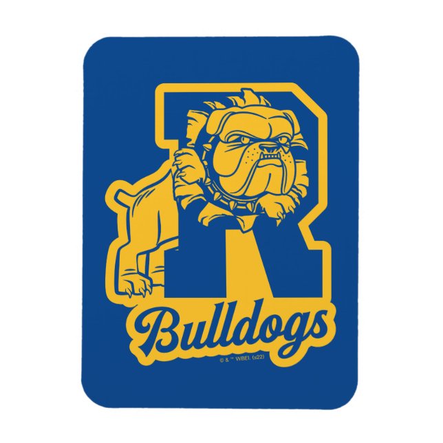 Riverdale BullhundLetterman Magnet (Vertikal)