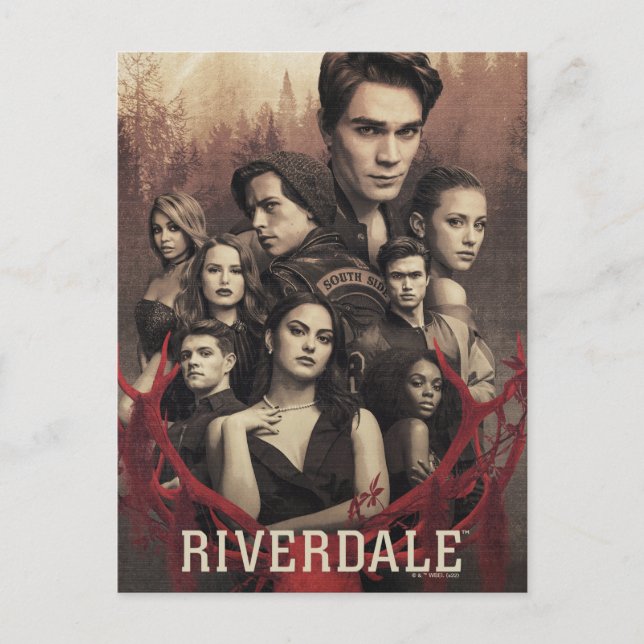 Riverdale Deer Skull Poster Vykort (Framsida)