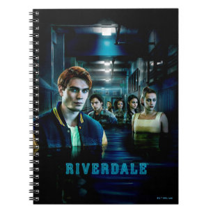 Riverdale Flooded Hallway Poster Anteckningsbok