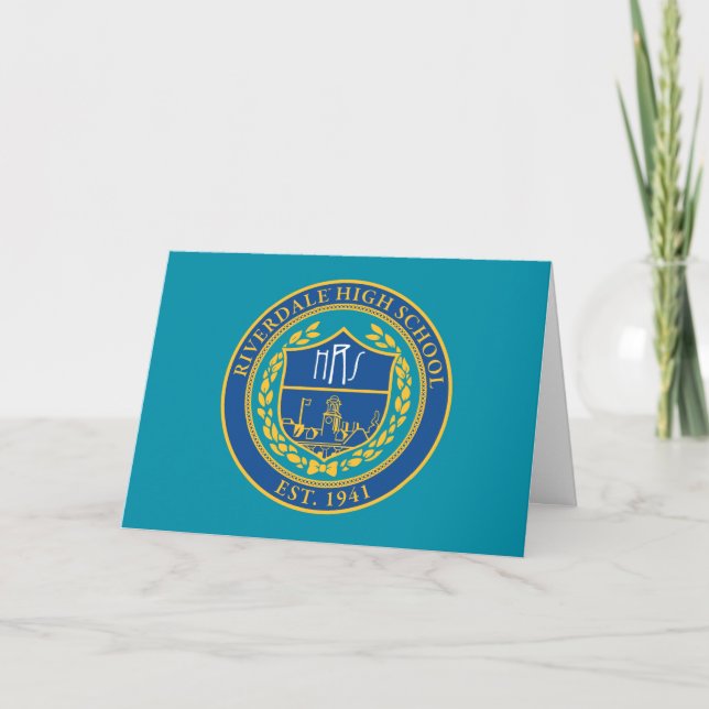 Riverdale High School Seal Kort (Framsida)