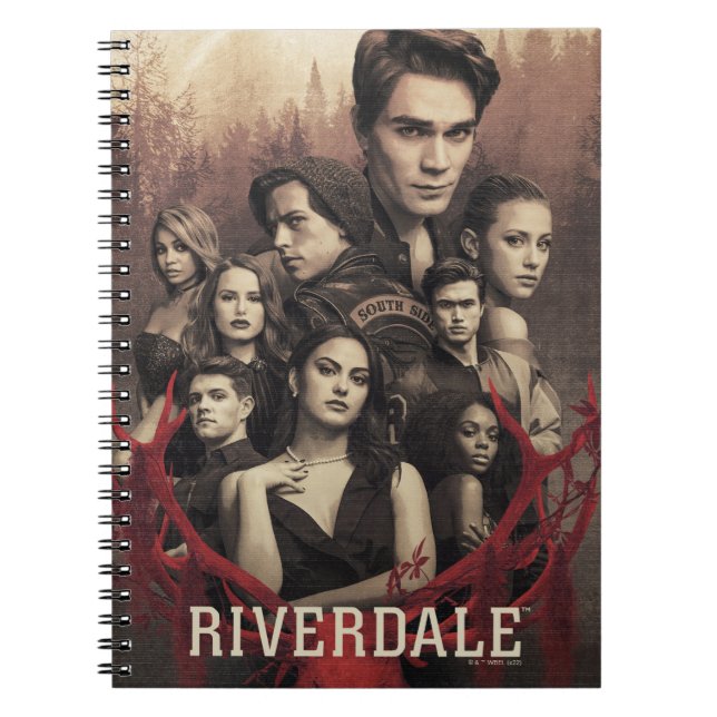 Riverdale Hjort Skull Poster Anteckningsbok (Framsidan)