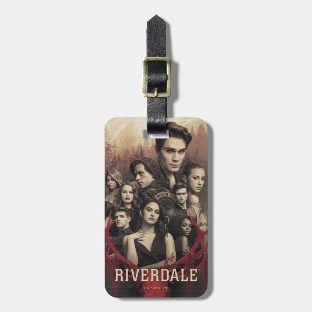 Riverdale Hjort Skull Poster Bagagebricka (Vertikal Framsida)