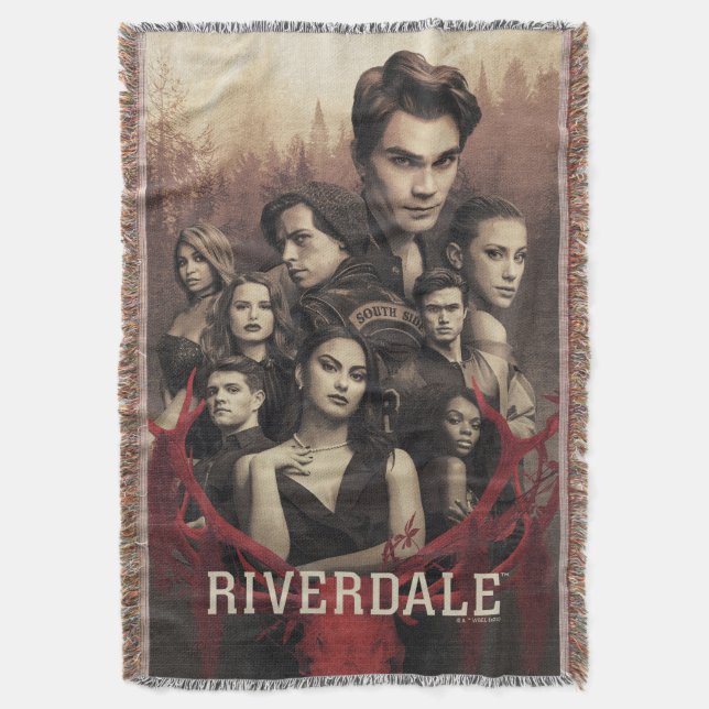 Riverdale Hjort Skull Poster Filt (Framsidan Vertikal)