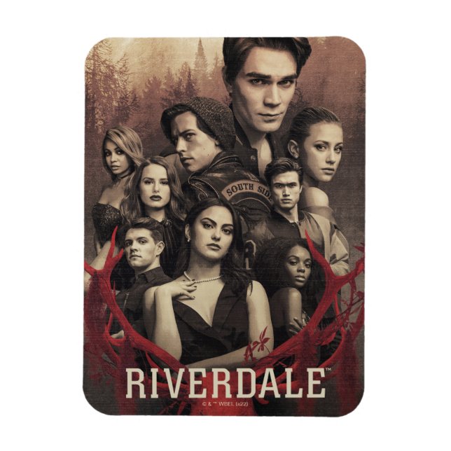 Riverdale Hjort Skull Poster Magnet (Vertikal)