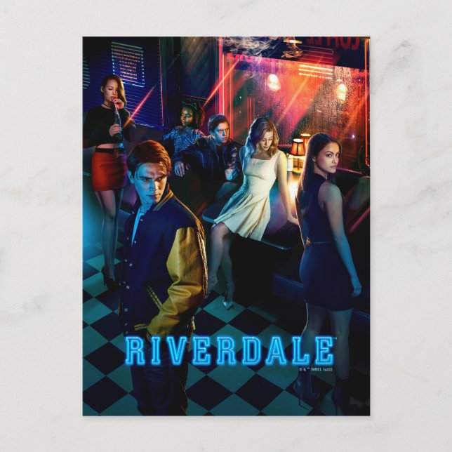 Riverdale Inside Pop's Diner Affisch Vykort (Framsida)
