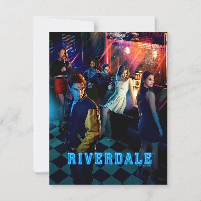 Riverdale Inside Pop's Poster Middag Anteckningskort (Framsida)