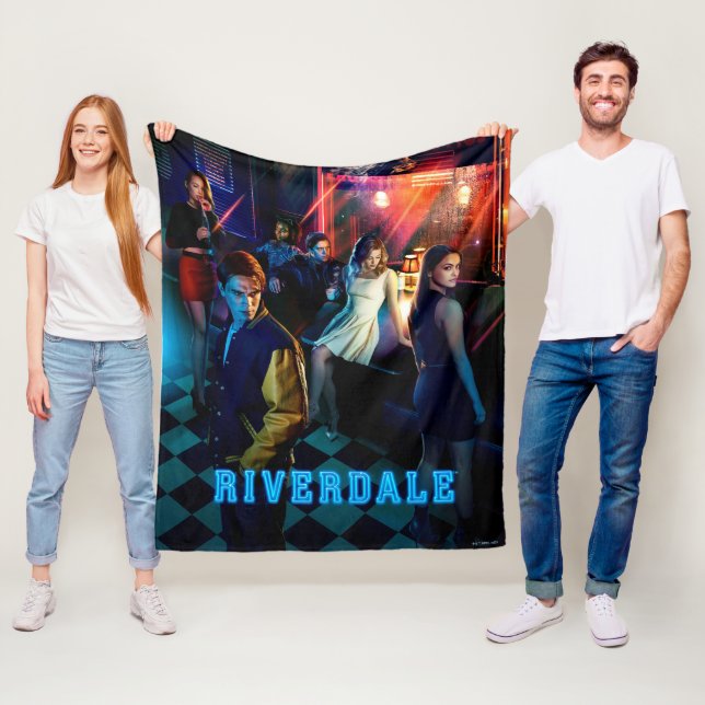 Riverdale Inside Pop's Poster Middag Fleecefilt (På plats)
