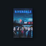 Riverdale Outside Pop-Middagen Poster Canvastryck<br><div class="desc">Riverdale | Arkiv och gäng utanför Pop's Middag på natten.</div>