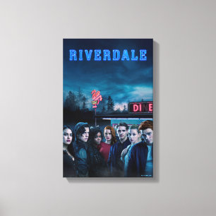 Riverdale Outside Pop-Middagen Poster Canvastryck
