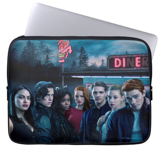 Riverdale Outside Pop-Middagen Poster Laptop Fodral (Framsidan)
